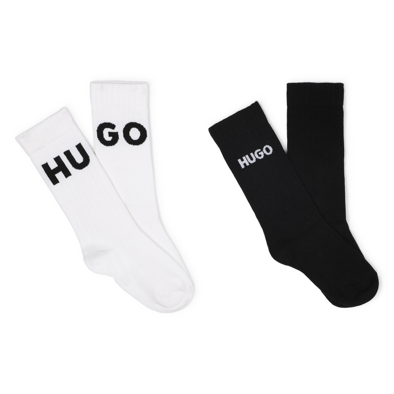 Pack de 2 pares de calcetines HUGO 
                        UNISEXO