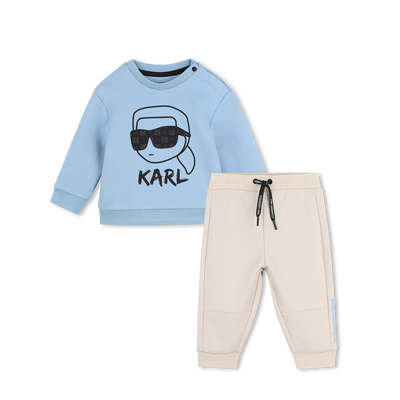 Conjunto de sudadera y pantal&oacute;n KARL LAGERFELD KIDS NI&Ntilde;O