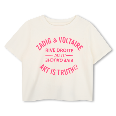 Camiseta de mangas cortas ZADIG & VOLTAIRE NI&Ntilde;A