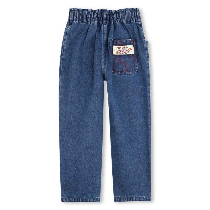 Pantal&oacute;n de denim KENZO KIDS 
                        NI&Ntilde;A