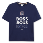 Camiseta de manga corta, AZUL MEDIEVAL, hi-res