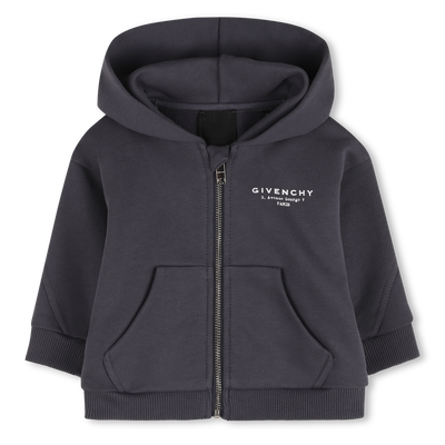 SUDADERA CON CAPUCHA CON CREMALLERA GIVENCHY NI&Ntilde;O