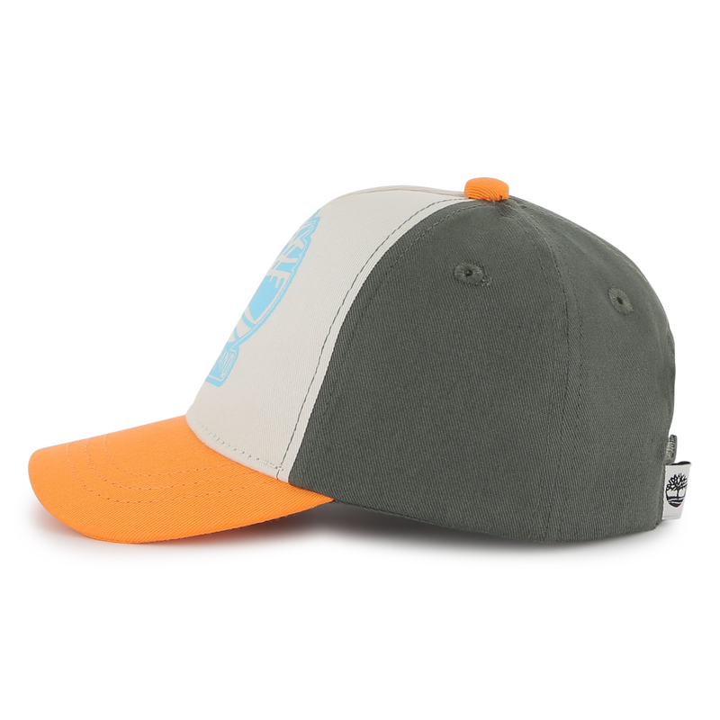 Gorra tricolor con velcro TIMBERLAND 
                        NI&Ntilde;O