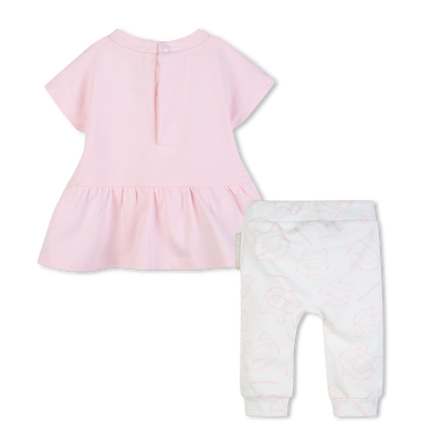 CONJUNTO DE VESTIDO Y LEGGINGS KARL LAGERFELD KIDS NI&Ntilde;A
