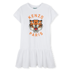 Vestido estampado con volante KENZO KIDS 
                    NI&Ntilde;A