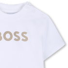 Conjunto camiseta + pantal&oacute;n corto BOSS 
                    NI&Ntilde;O