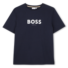 Camiseta de mangas cortas, MARINO, hi-res