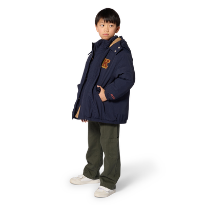 Parka con capucha KENZO KIDS NI&Ntilde;O