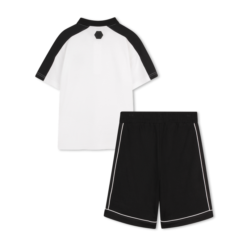 CONJUNTO DE CAMISETA Y BERMUDAS DKNY 
                        NI&Ntilde;O