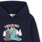 Sudadera con capucha de vell&oacute;n TIMBERLAND 
                    NI&Ntilde;O