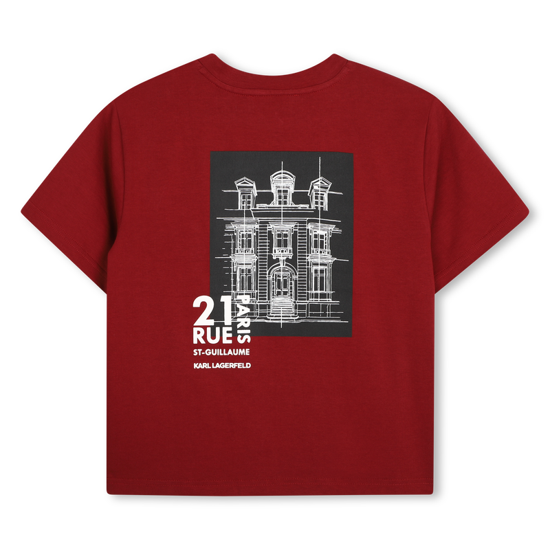 Camiseta de mangas cortas KARL LAGERFELD KIDS 
                        NI&Ntilde;O