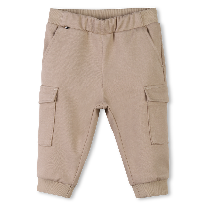 Pantal&oacute;n cargo liso BOSS 
                        NI&Ntilde;O