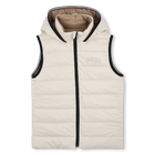 Chaqueta acolchada con capucha efecto flenn BOSS 
                    NI&Ntilde;O