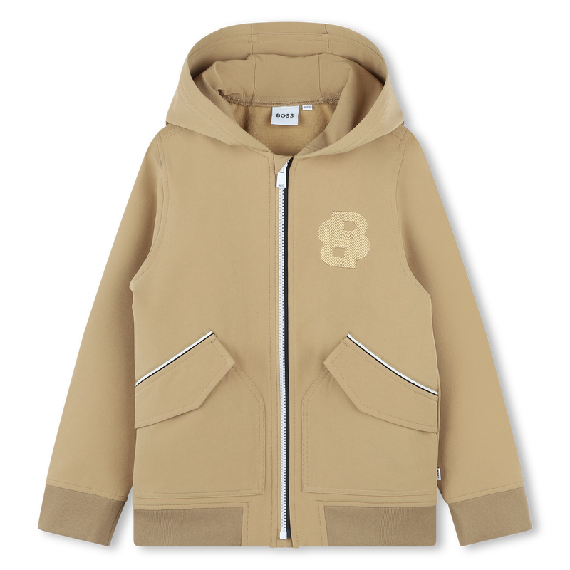 Chaqueta con capucha BOSS 
                        NI&Ntilde;O