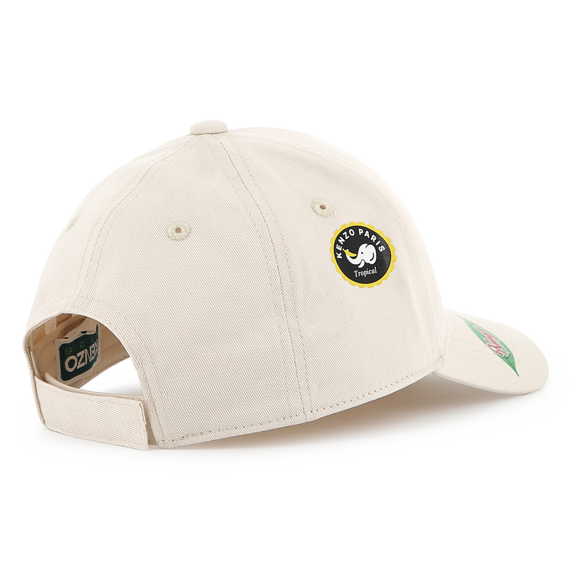 Gorra de algod&oacute;n estampada KENZO KIDS 
                        UNISEXO