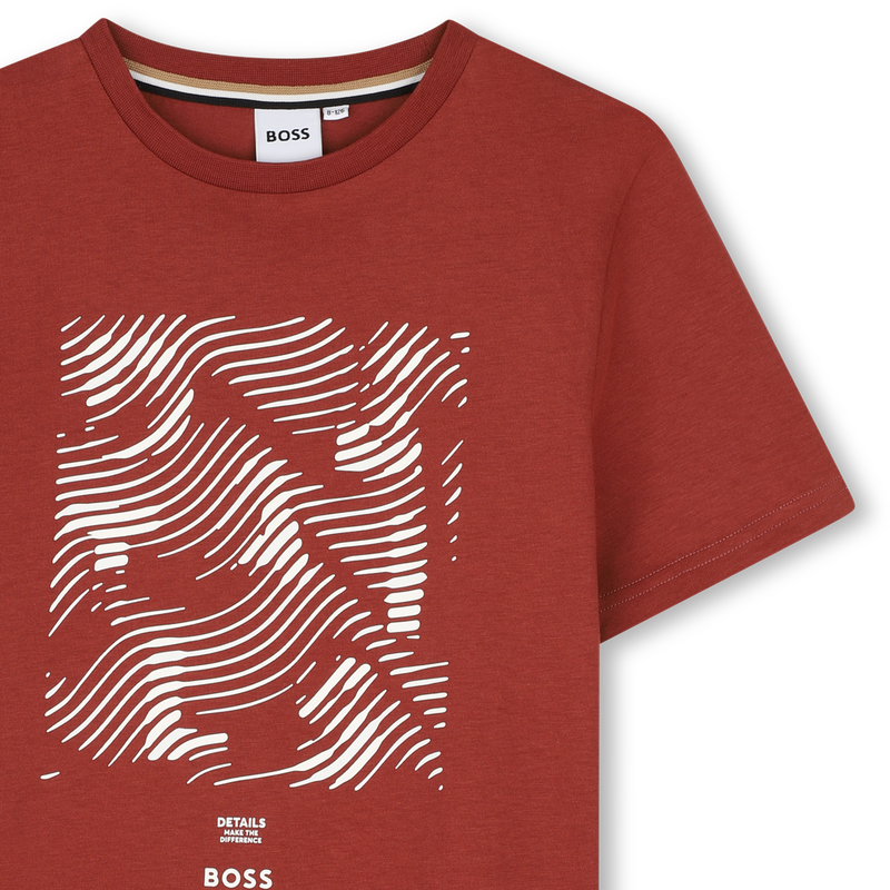 Camiseta de mangas cortas BOSS 
                        NI&Ntilde;O