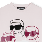 Vestido de manga larga KARL LAGERFELD KIDS 
                    NI&Ntilde;A