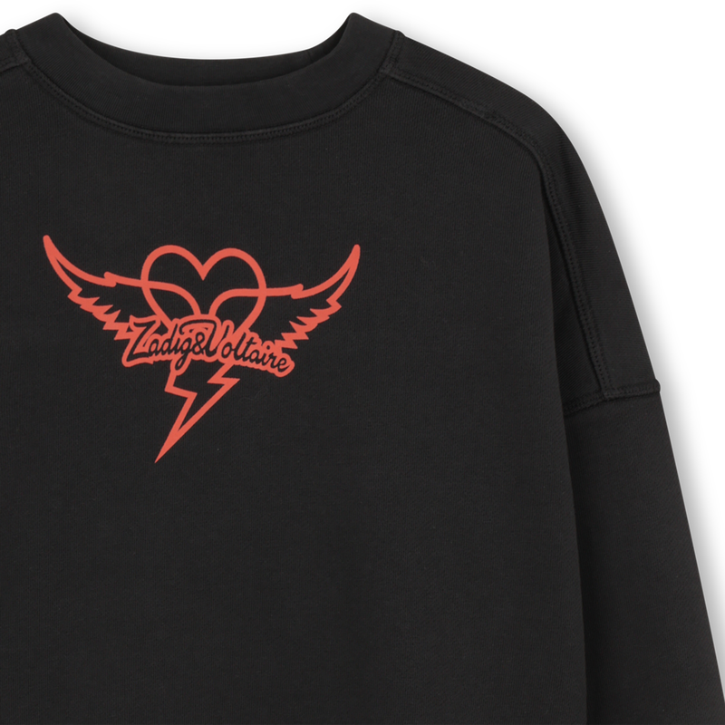 SUDADERA DE CUELLO REDONDO ZADIG & VOLTAIRE 
                        NI&Ntilde;A