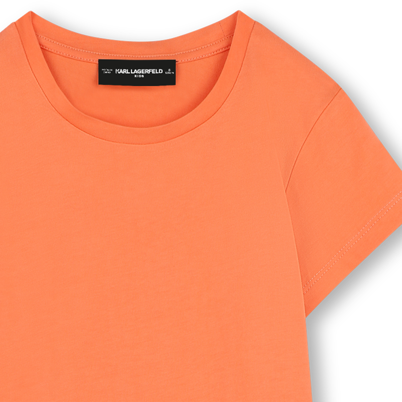 Vestido de manga corta bordado KARL LAGERFELD KIDS 
                        NI&Ntilde;A