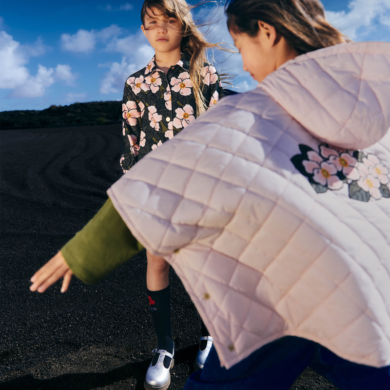 Capa de poliéster KENZO KIDS 
                        NIÑA