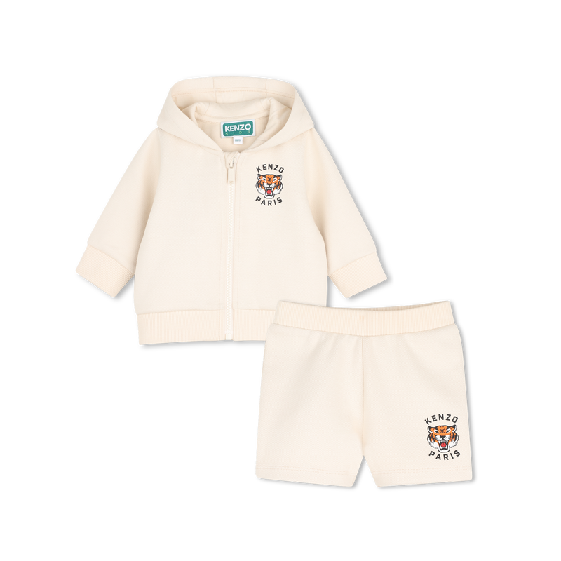 Conjunto de c&aacute;rdigan y pantal&oacute;n corto KENZO KIDS 
                        UNISEXO