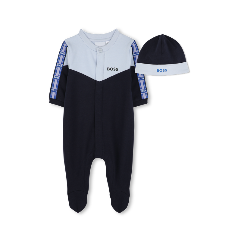 Pijama y gorro de mulet&oacute;n BOSS 
                        NI&Ntilde;O