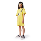 Vestido recto corto de algod&oacute;n MARC JACOBS 
                    NI&Ntilde;A