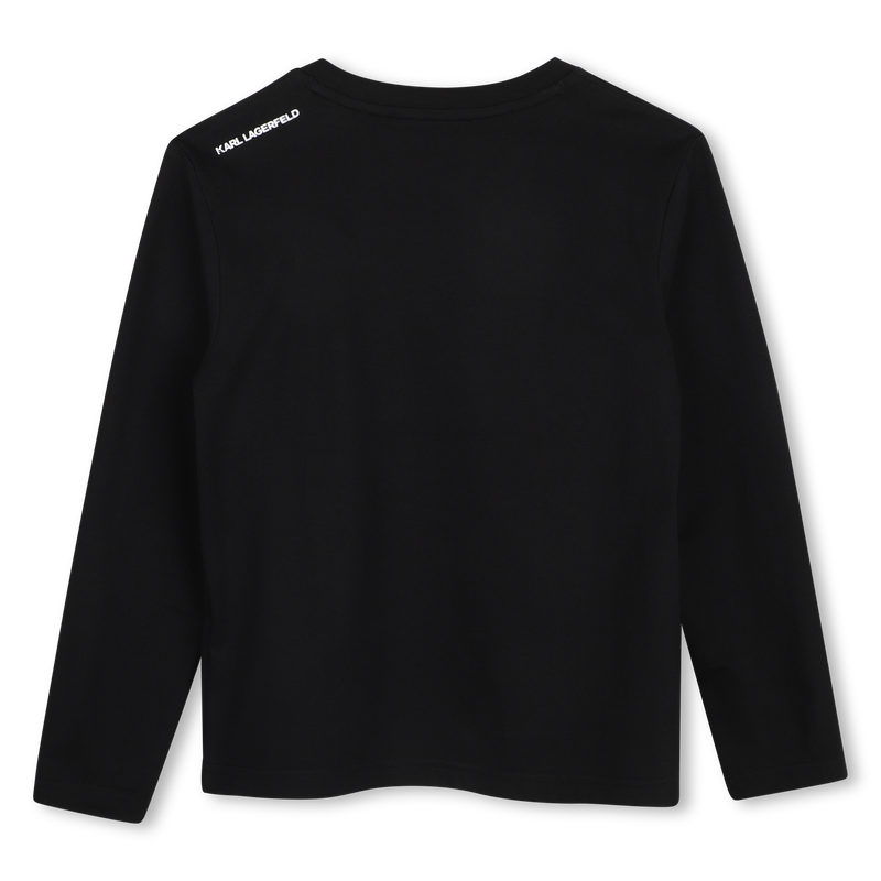 Camiseta de manga larga KARL LAGERFELD KIDS 
                        NI&Ntilde;O