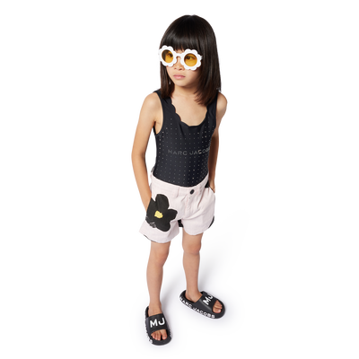 Pantal&oacute;n de algod&oacute;n estampado MARC JACOBS NI&Ntilde;A