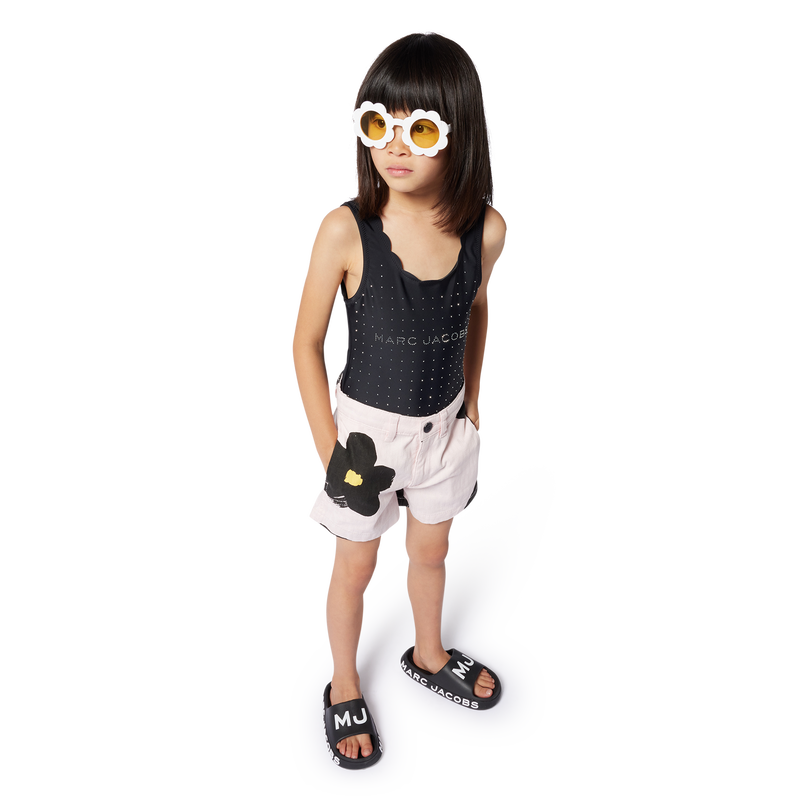 Pantal&oacute;n de algod&oacute;n estampado MARC JACOBS 
                        NI&Ntilde;A