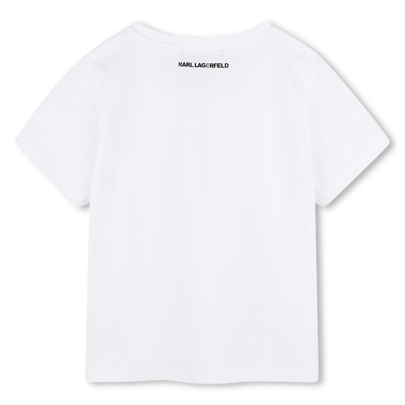 Camiseta con estampados KARL LAGERFELD KIDS 
                        NI&Ntilde;A