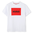 Camiseta algod&oacute;n y manga corta HUGO 
                    NI&Ntilde;O