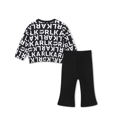 Conjunto de sudadera y pantal&oacute;n KARL LAGERFELD KIDS NI&Ntilde;A