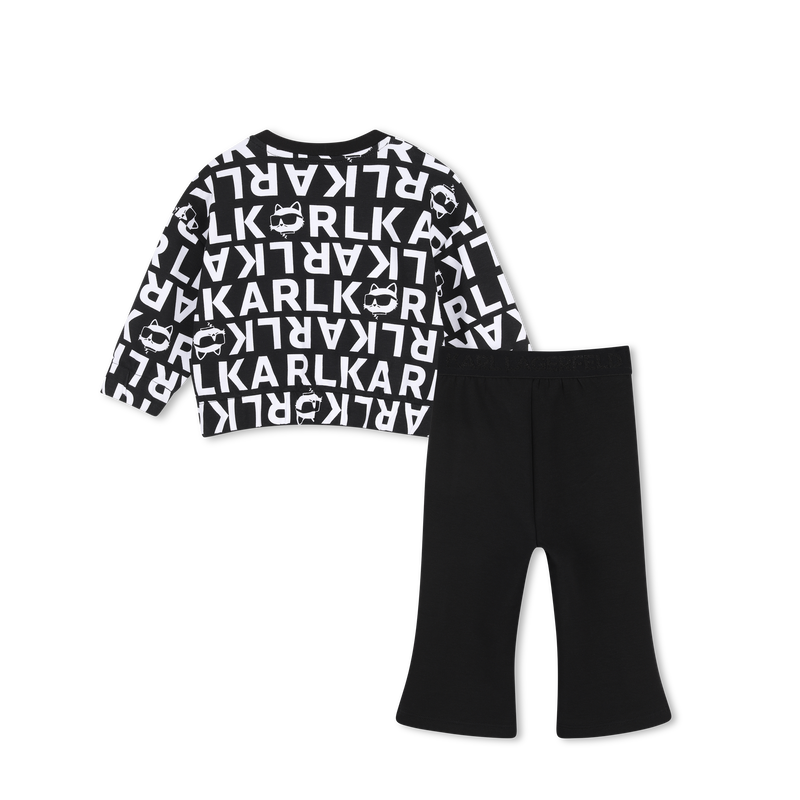 Conjunto de sudadera y pantal&oacute;n KARL LAGERFELD KIDS 
                        NI&Ntilde;A