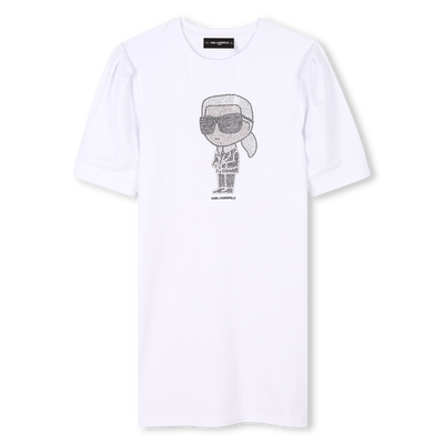 Vestido de manga corta KARL LAGERFELD KIDS NI&Ntilde;A
