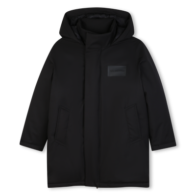 Parka con capucha KARL LAGERFELD KIDS NI&Ntilde;O