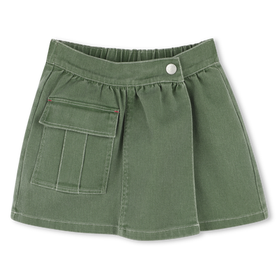 Falda pantal&oacute;n de algod&oacute;n KENZO KIDS NI&Ntilde;A