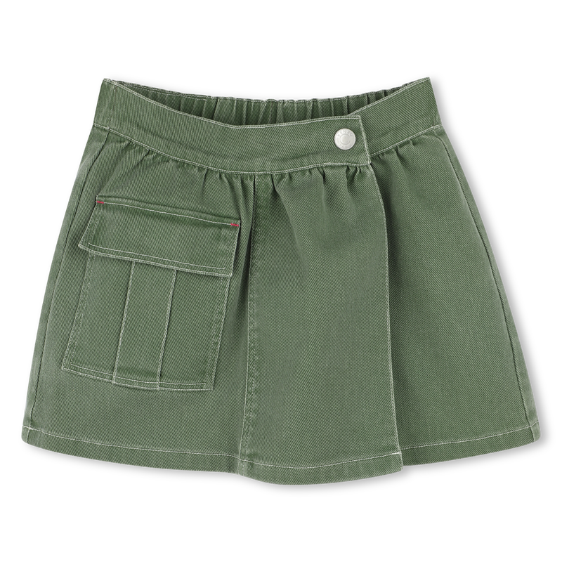 Falda pantal&oacute;n de algod&oacute;n KENZO KIDS 
                        NI&Ntilde;A