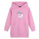 Vestido con capucha KARL LAGERFELD KIDS 
                    NI&Ntilde;A