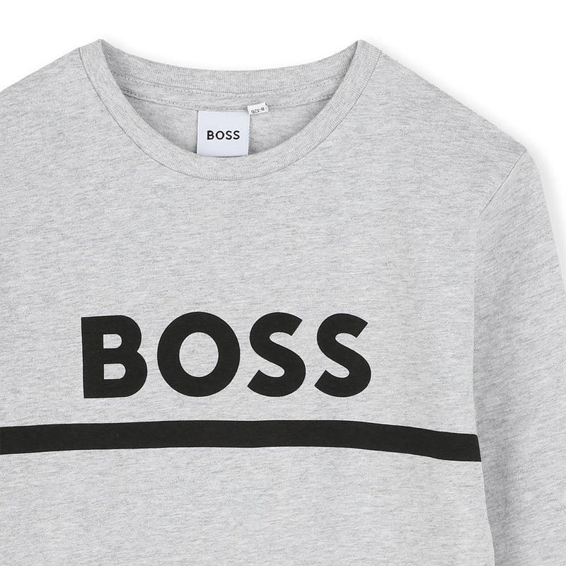 CAMISETA DE MANGA LARGA BOSS 
                        NI&Ntilde;O