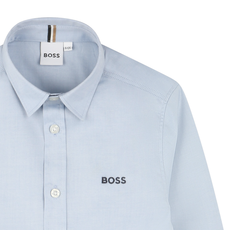 CAMISA DE MANGA LARGA BOSS 
                        NIÑO