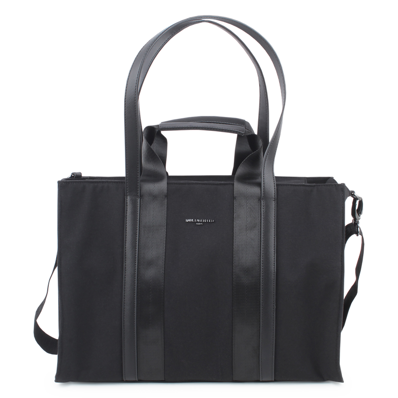 Bolso cambiador con parche KARL LAGERFELD KIDS 
                        UNISEXO