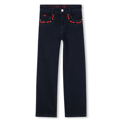 Pantal&oacute;n de denim HUGO NI&Ntilde;A