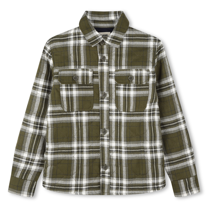 Camisa acolchada de algod&oacute;n ZADIG & VOLTAIRE 
                        NI&Ntilde;O