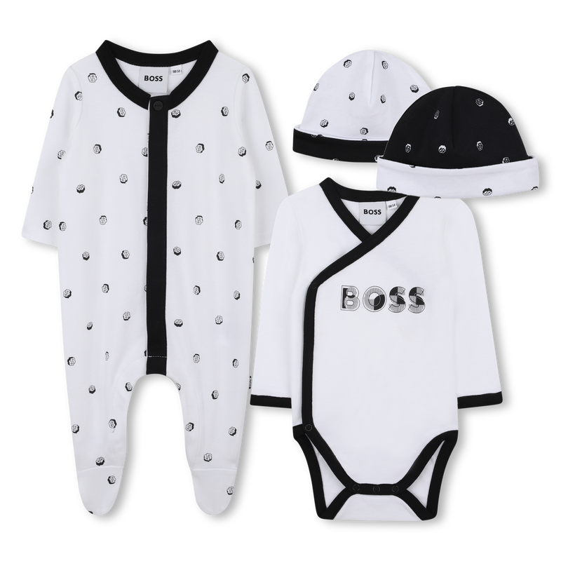 Conjunto de pijama, body y gorro BOSS 
                        NI&Ntilde;O