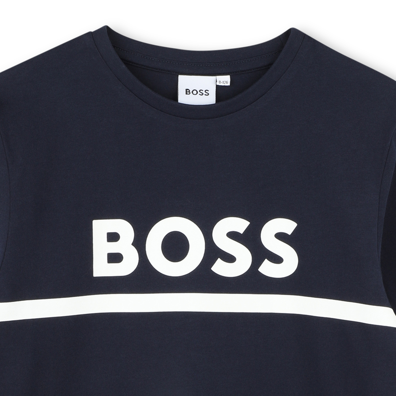 CAMISETA DE MANGA LARGA BOSS 
                        NI&Ntilde;O