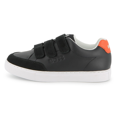 ZAPATILLAS CON RAYAS DE VELCRO BOSS NI&Ntilde;O