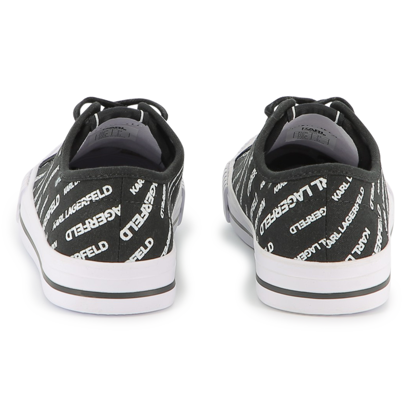 Deportivas con cordones y logo KARL LAGERFELD KIDS 
                        NI&Ntilde;O