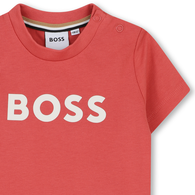 CAMISETA DE MANGA CORTA BOSS 
                        NI&Ntilde;O