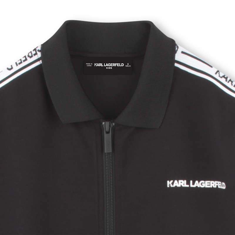 Chaqueta con cremallera KARL LAGERFELD KIDS 
                        NI&Ntilde;O